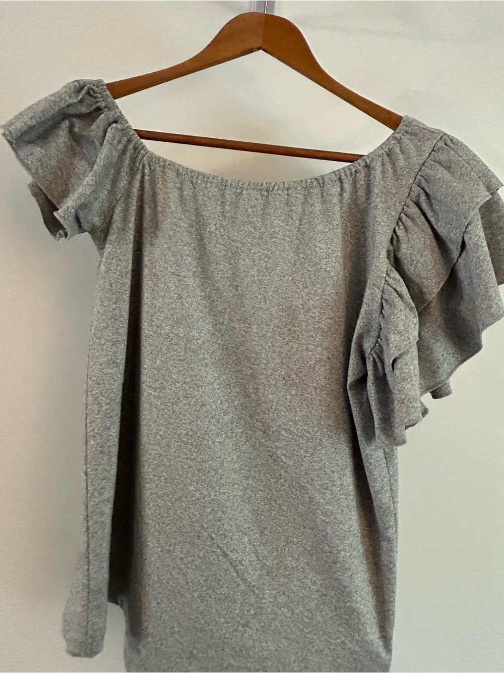 SHEIN Light Gray Crewneck Tee
